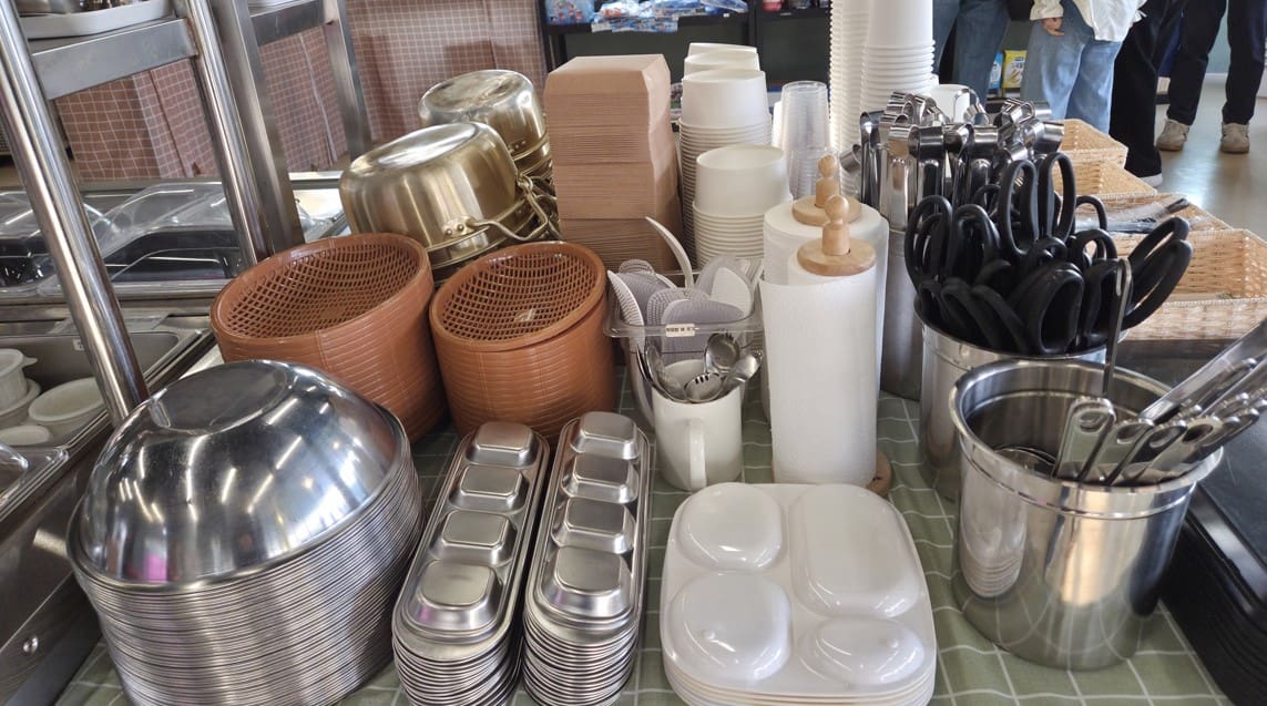 용인 캠프쿡:준비 없이 떠나는/용인 바베큐 캠핑/솔직 후기 6 캠프쿡 식기류 및 집기