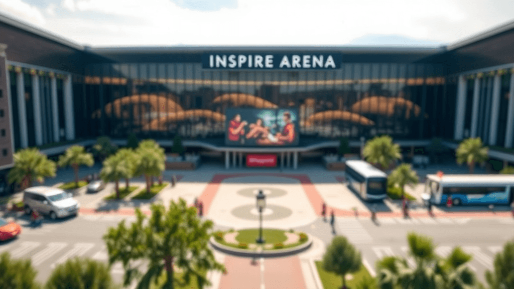 영종도 인스파이어 아레나: K팝부터 리조트까지 완벽 즐기기 3 인스파이어 아레나 가는 길: 최적의 교통편과 주차 정보 (realistic 스타일)