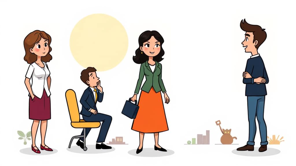 이혼 신고 완벽 가이드: 절차, 서류, 협의/재판 선택부터 이혼 후까지 6 이혼 후 새로운 시작: 재정립 및 주의사항 (cartoon 스타일)