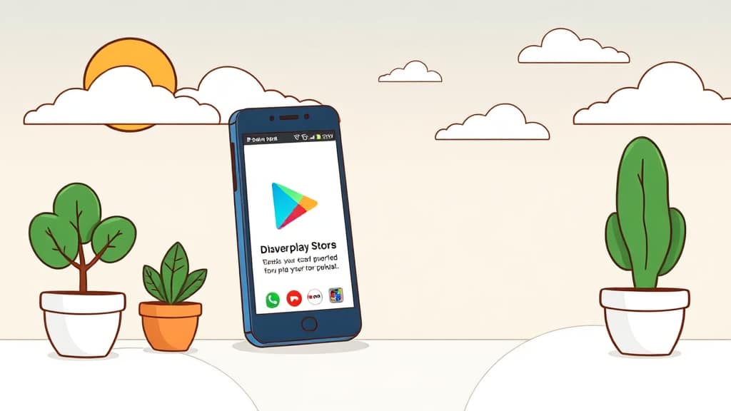 플레이스토어 오류, 원인부터 완벽 해결까지 A to Z 3 가장 먼저 시도해야 할 플레이스토어 오류 해결법 (cartoon 스타일)