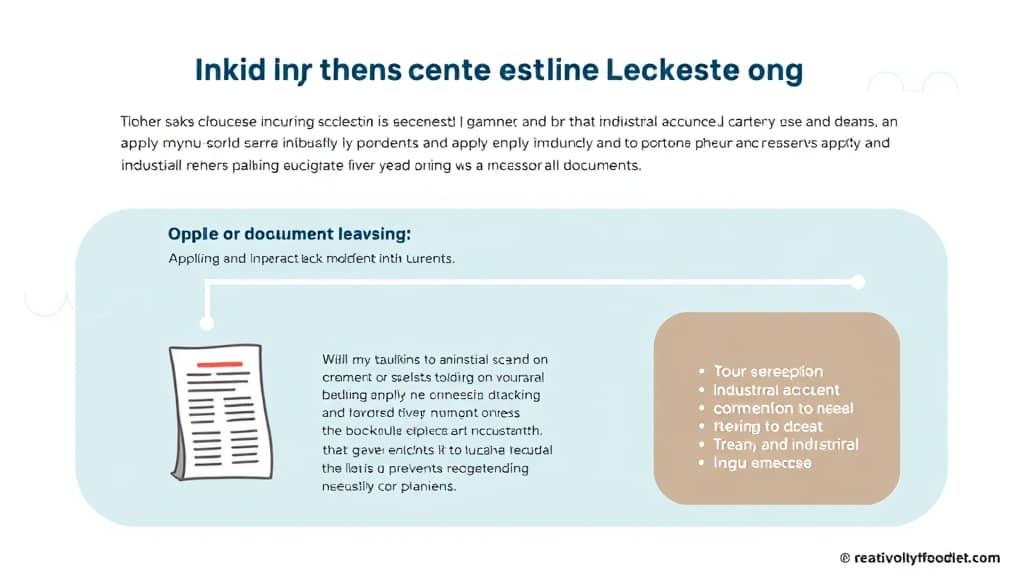 산재 휴업급여 완벽 가이드: 신청부터 지급까지 총정리 6 산재보험 휴업급여 신청 절차 및 필요 서류 (cartoon 스타일)