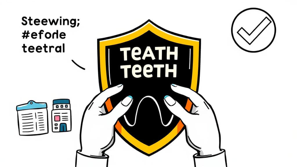 치아보험, 왜 필요할까? 가입 전 필수 확인 사항 총정리 6 치아보험, 현명하게 선택하는 방법 (cartoon 스타일)