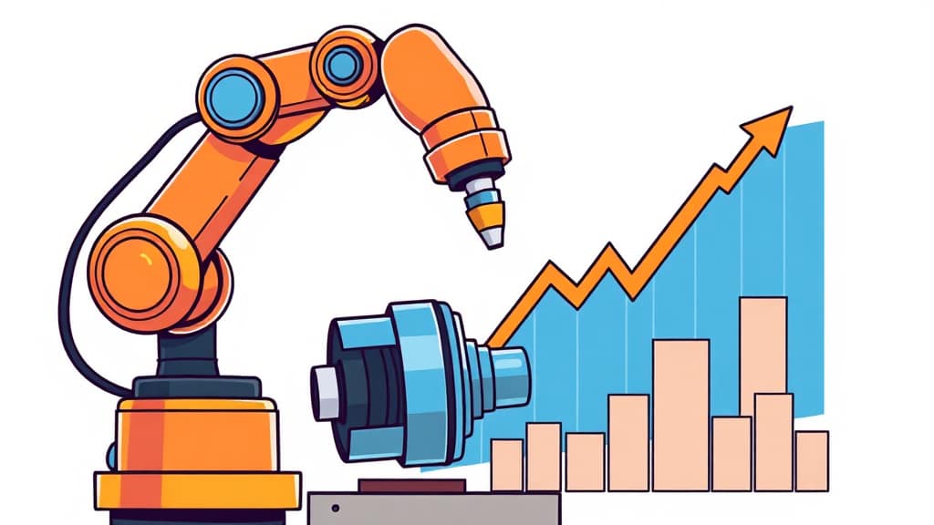 우주·로봇 핵심 부품, 새로운 성장 동력. 하모닉 드라이브 시스템즈 2 주가 급등의 숨겨진 이유 (cartoon 스타일)