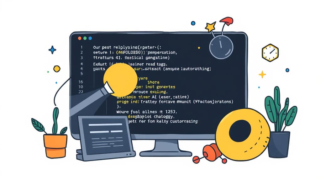 xAI, Cursor AI 인수: AI 코딩 혁신과 미래 전망 3 Cursor AI: 코딩을 돕는 똑똑한 비서 (illustration 스타일)