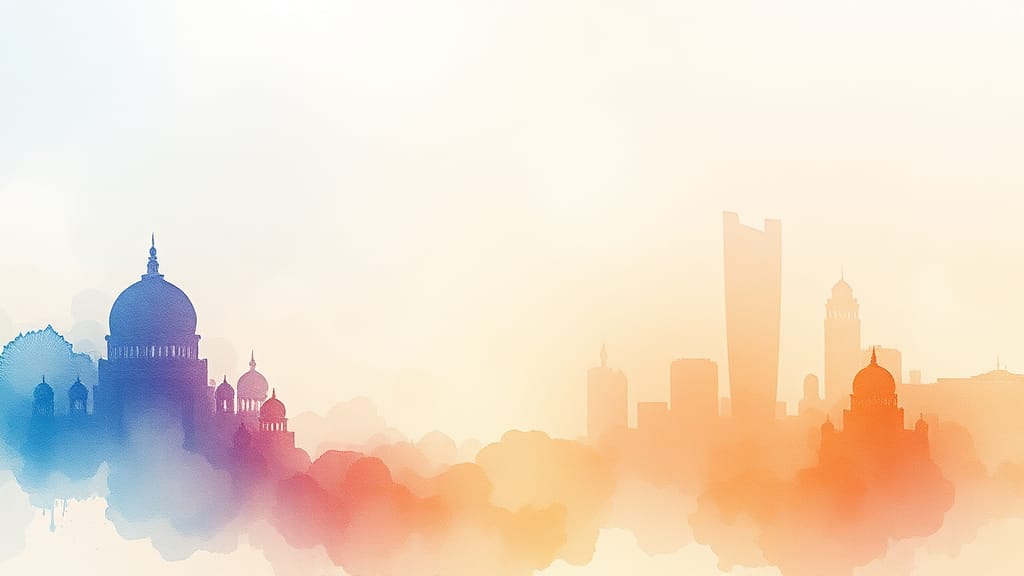 한국앤컴퍼니그룹 AI 통역 '컴HK' 도입: 업무 혁신 가속화 6 디지털 전환 전략: AI로 소통 격차 해소 (watercolor 스타일)