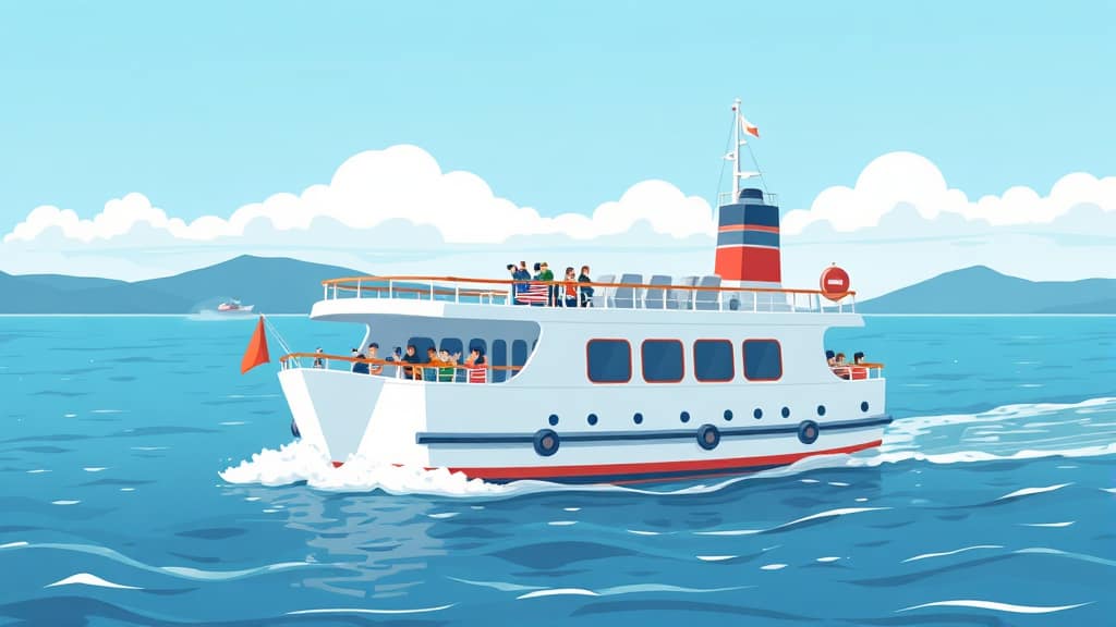 흑산도 배편 완벽 정리: 예약, 요금, 시간표, 꿀팁 총망라 5 흑산도 배편 할인 정보 및 예매 꿀팁 (cartoon 스타일)